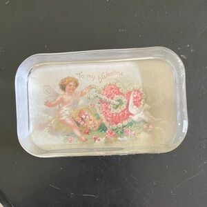 Vintage Valentine Trinket Tray